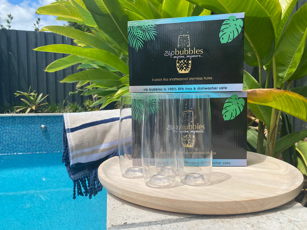 Stemless Champagne Flutes