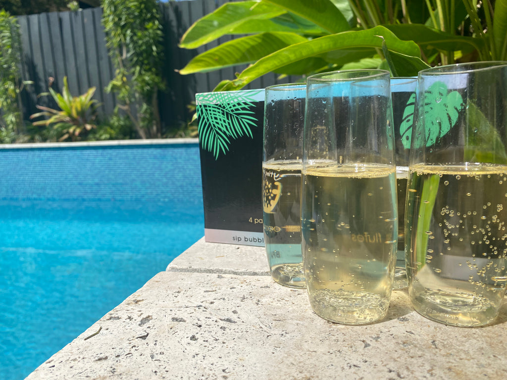 Stemless Champagne Flutes